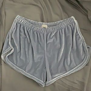 Brandy Melville Velvet Shorts